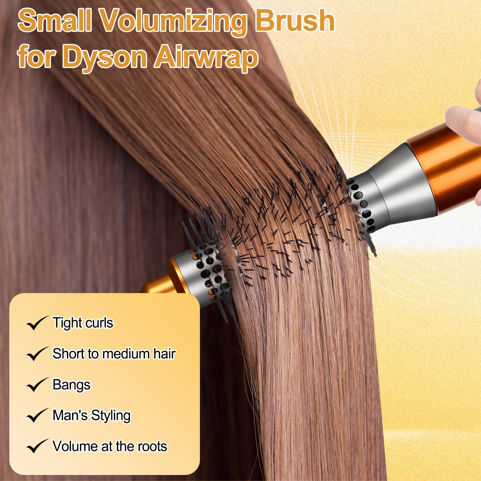 Amazon.com : ZEPHBLOW Small Round Volumizng Brush for Dyson
